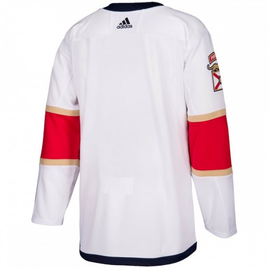 Florida Panthers adidas Away Authentic Custom Jersey - White