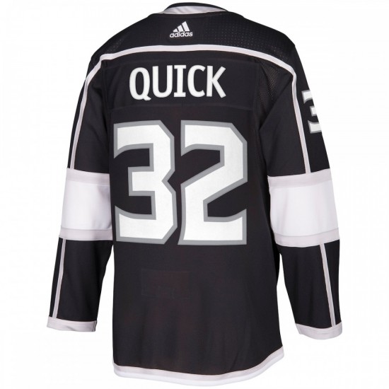 Jonathan Quick Los Angeles Kings adidas Authentic Player Jersey - Black