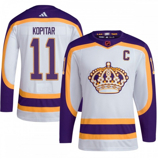 Anze Kopitar Los Angeles Kings adidas Reverse Retro 2.0 Authentic Player Jersey - White