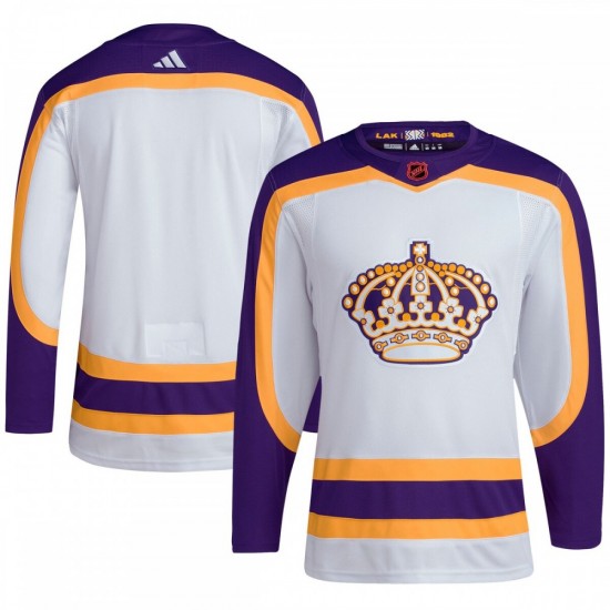 Los Angeles Kings adidas Reverse Retro 2.0 Authentic Blank Jersey - White