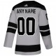 Men's Los Angeles Kings adidas Gray Alternate Authentic Custom Jersey