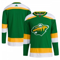 Minnesota Wild adidas Reverse Retro 2.0 Authentic Blank Jersey - Green