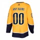 Nashville Predators adidas Authentic Custom Jersey - Gold