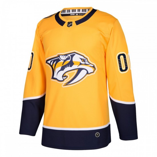 Nashville Predators adidas Authentic Custom Jersey - Gold