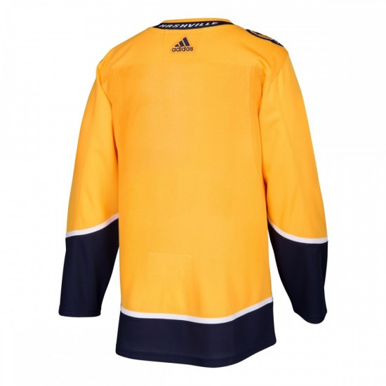 Nashville Predators adidas Home Authentic Blank Jersey - Gold