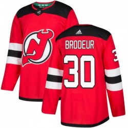 Men's New Jersey Devils Martin Brodeur #30 adidas Red Authentic Jersey