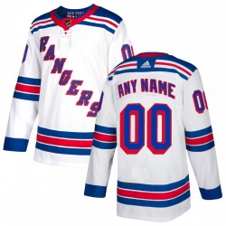 New York Rangers adidas Authentic Custom Jersey - White