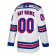 New York Rangers adidas Authentic Custom Jersey - White