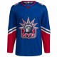 New York Rangers adidas Reverse Retro 2.0 Authentic Blank Jersey - Royal