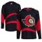 Ottawa Senators adidas Reverse Retro 2.0 Authentic Blank Jersey - Black