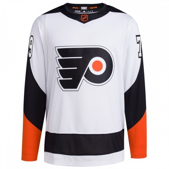 Carter Hart Philadelphia Flyers adidas Reverse Retro 2.0 Authentic Player Jersey - White