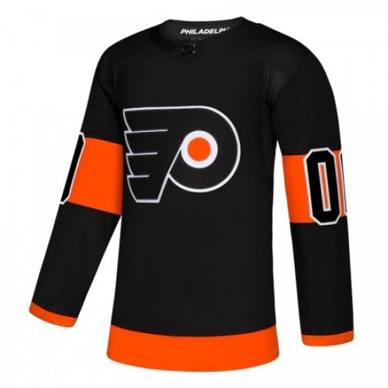 Men's Philadelphia Flyers adidas Black Alternate Authentic Custom Jersey