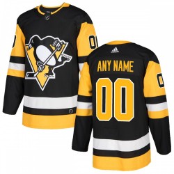 Pittsburgh Penguins adidas Authentic Custom Jersey - Black