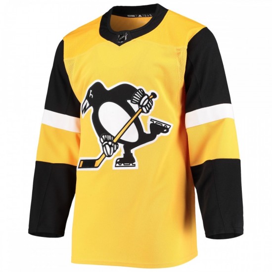 Pittsburgh Penguins adidas Alternate Authentic Team Jersey - Gold