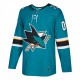 San Jose Sharks adidas Authentic Custom Jersey - Teal