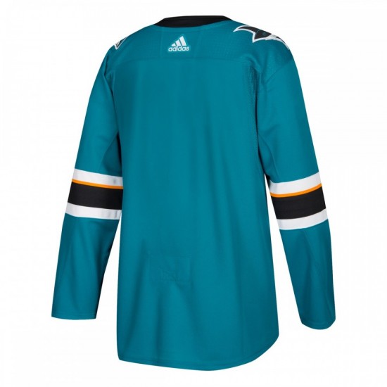 San Jose Sharks adidas Home Authentic Blank Jersey - Teal