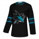 San Jose Sharks adidas Alternate Authentic Jersey - Black