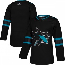 San Jose Sharks adidas Alternate Authentic Jersey - Black