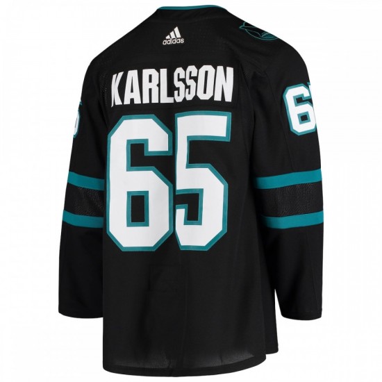 Erik Karlsson San Jose Sharks adidas Alternate Authentic Jersey - Black