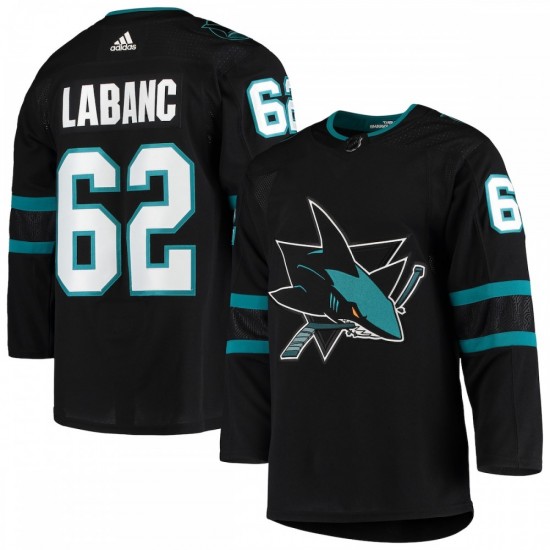 Kevin Labanc San Jose Sharks adidas Alternate Authentic Jersey - Black