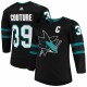 Logan Couture San Jose Sharks adidas Alternate Authentic Player Jersey - Black