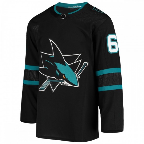 Erik Karlsson San Jose Sharks adidas Team Alternate Authentic Jersey - Black