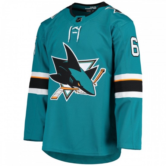 Erik Karlsson San Jose Sharks adidas Home Authentic Team Player Jersey - Teal