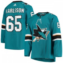 Erik Karlsson San Jose Sharks adidas Alternate Authentic Player Jersey - Teal