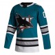 Men's San Jose Sharks adidas Teal 30th Anniversary Authentic Custom Jersey