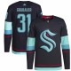 Philipp Grubauer Seattle Kraken adidas Home Authentic Primegreen Player Jersey - Navy