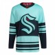 Seattle Kraken adidas Reverse Retro 2.0 Authentic Blank Jersey - Teal