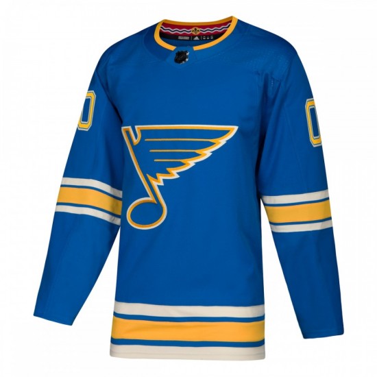 St. Louis Blues adidas Alternate Authentic Custom Jersey - Light Blue