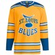 St. Louis Blues adidas Reverse Retro 2.0 Authentic Blank Jersey - Yellow