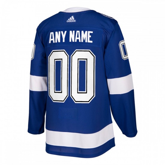 Tampa Bay Lightning adidas Authentic Custom Jersey - Blue