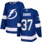 Men's Tampa Bay Lightning Yanni Gourde #37 adidas Blue Authentic Jersey