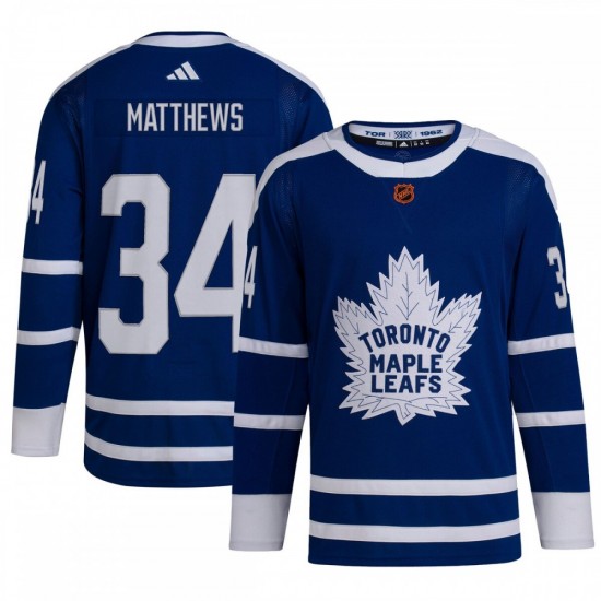 Auston Matthews Toronto Maple Leafs adidas Reverse Retro 2.0 Authentic Player Jersey - Royal