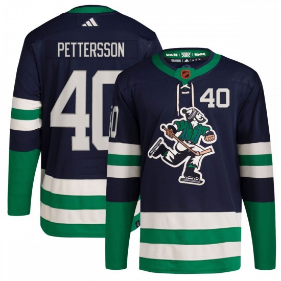 Elias Pettersson Vancouver Canucks adidas Reverse Retro 2.0 Authentic Player Jersey - Navy