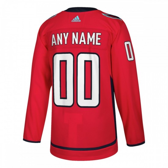 Washington Capitals adidas Authentic Custom Jersey - Red