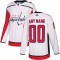 Washington Capitals adidas Away Authentic Custom Jersey - White