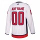 Washington Capitals adidas Away Authentic Custom Jersey - White