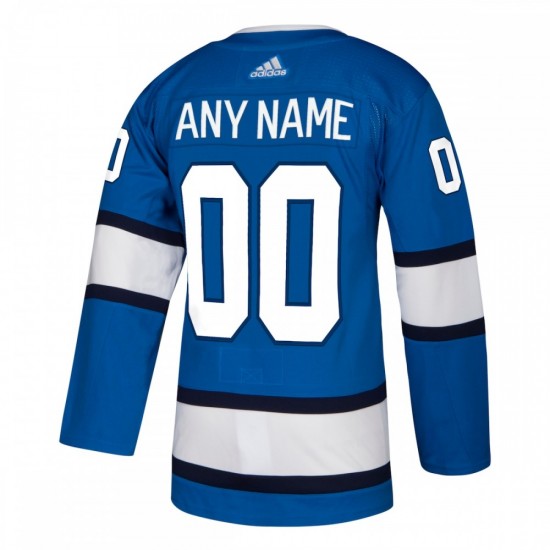 Winnipeg Jets adidas Alternate Authentic Custom Jersey - Blue