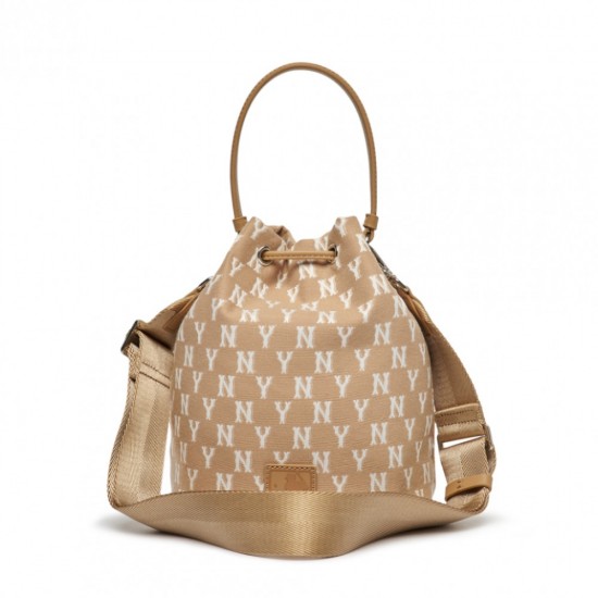 MONOGRAM JACQUARD BUCKET BAG NEW YORK YANKEES