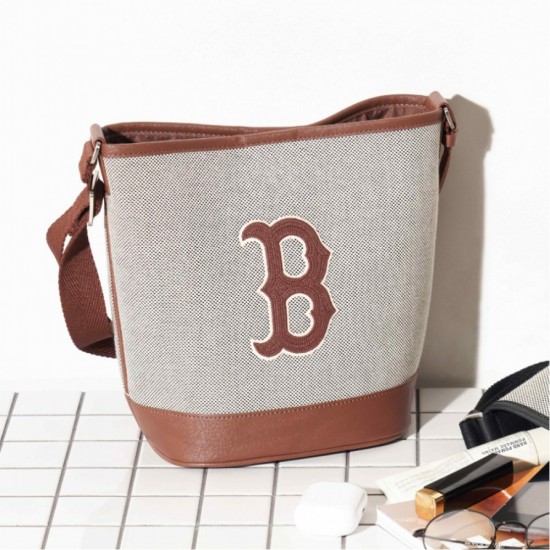 Basic Big Logo Canvas Bucket Bag BOSTON REDSOX