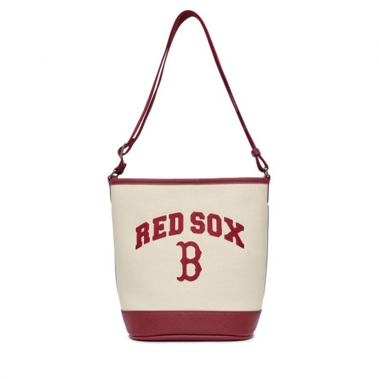 Varsity Basic Canvas Bucket Bag Boston Red Sox