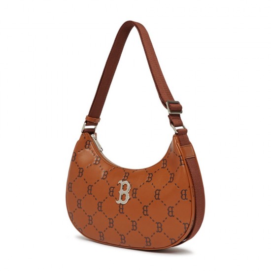 Dia MONOGRAM PU Embo L-Hobo Bag BOSTON REDSOX