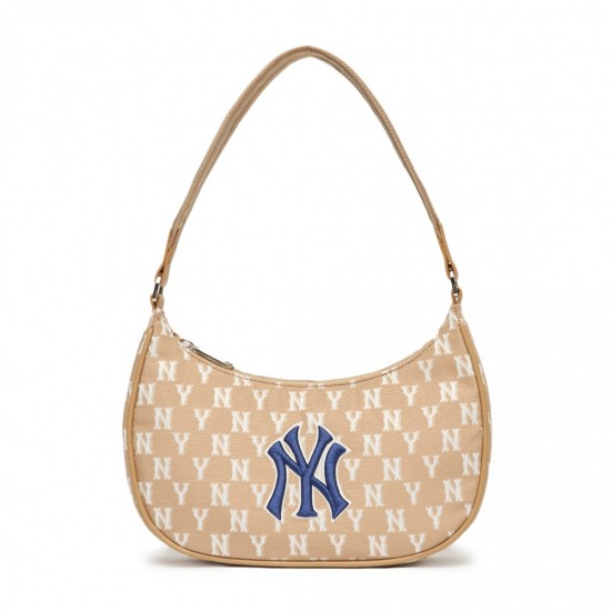 MONOGRAM JACQUARD HOBO BAG NEW YORK YANKEES