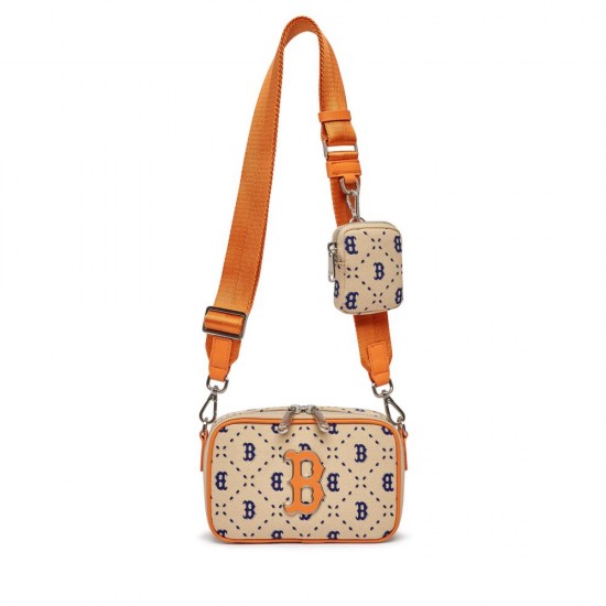 DIA MONOGRAM JACQUARD MINI CROSS BAG Boston Red Sox