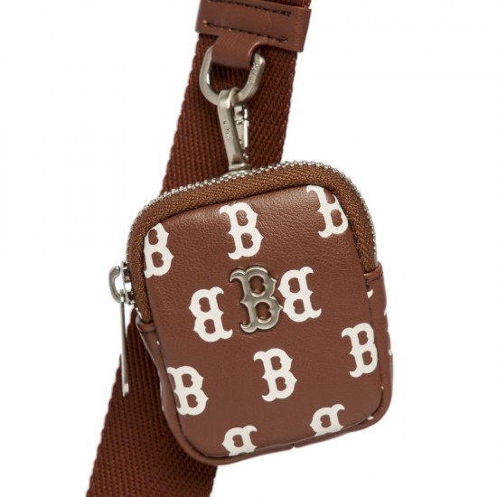 CLASSIC MONOGRAM PU EMBO MINI CROSS BAG BOSTON RED SOX