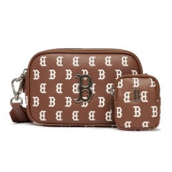 CLASSIC MONOGRAM PU EMBO MINI CROSS BAG BOSTON RED SOX