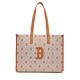 Big Dia MONOGRAM Jacquard L-Tote Bag Boston Red Sox